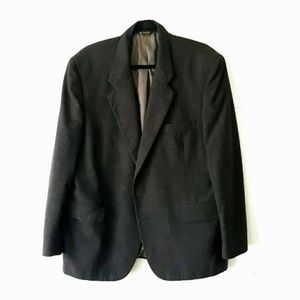 Dark brown wool blazer jacket coat